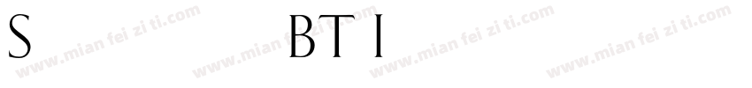 Schneidler BT Italic字体转换